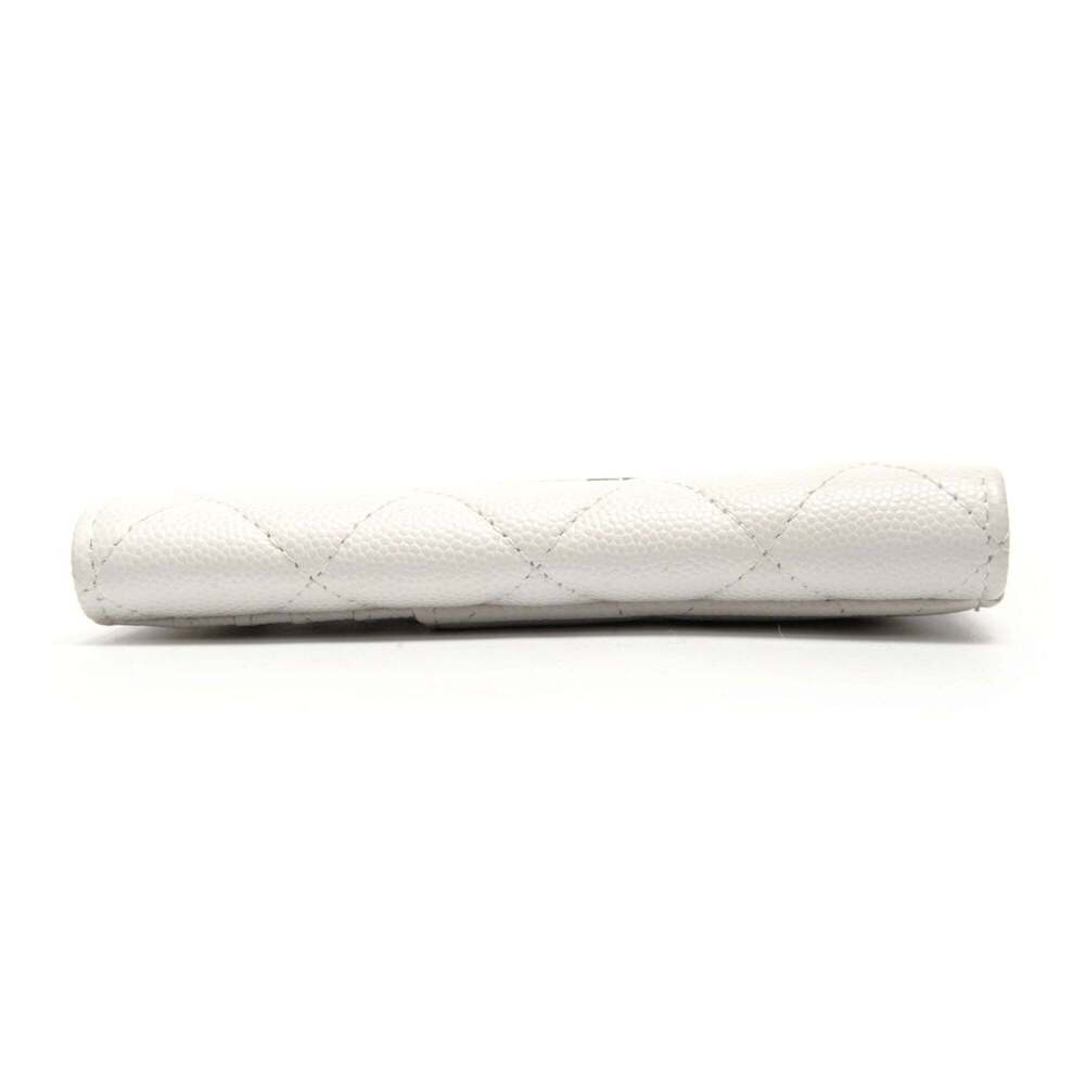 CHANEL White Caviar Leather Wallet - Picture 7 of 11